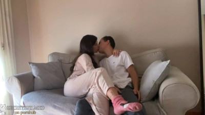 SecretsFilmed's deep tongue kissing sex